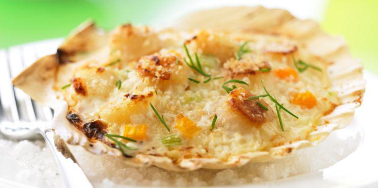 Coquilles Saint – Jacques là món ăn không thể thiếu trên bàn tiệc