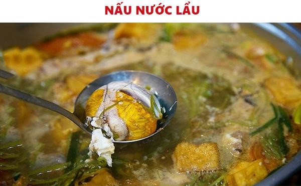 Nồi lẩu trứng vịt lộn cho ngày đông