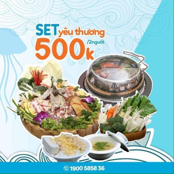 Thực đơn lẩu hơi nhà hàng Vườn Bia Hà Nội