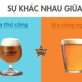 So sánh Craft Beer và Bia Công Nghiệp nhà hàng Vườn Bia Hà Nội 7