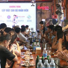 Tiệc gặp mặt cán bộ nhân viên tập đoàn Việt - Hàn tại Vườn Bia Hà Nội 3