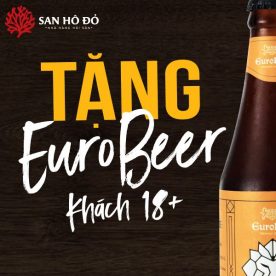 Tặng bia chai EuroBeer tại hải sản San Hô Đỏ 5