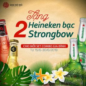 Tặng Heineken + Strongbow tại nhà hàng hải sản San Hô Đỏ